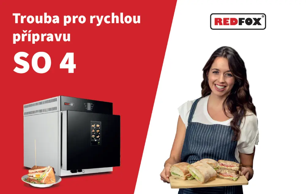 Rychlá příprava jídla s Troubou REDFOX SO 4