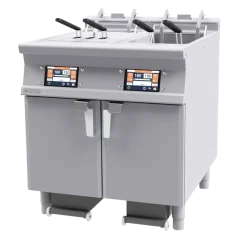 
                                    Fritéza elektrická 18+18 l automatická 7" displej, filtrace, zdvih
                                